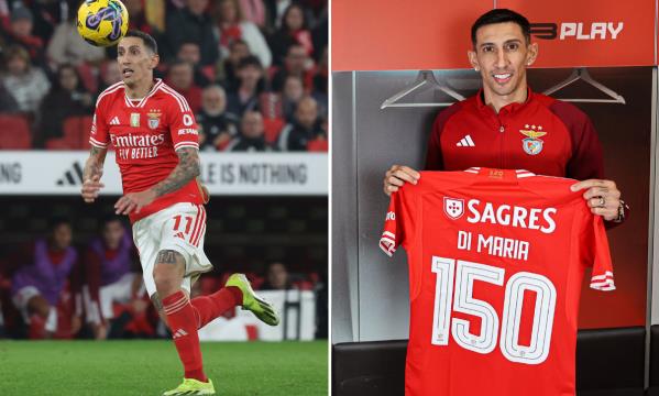 Di Mar&#237;a won his 150th appearance as an eagle against Boavista