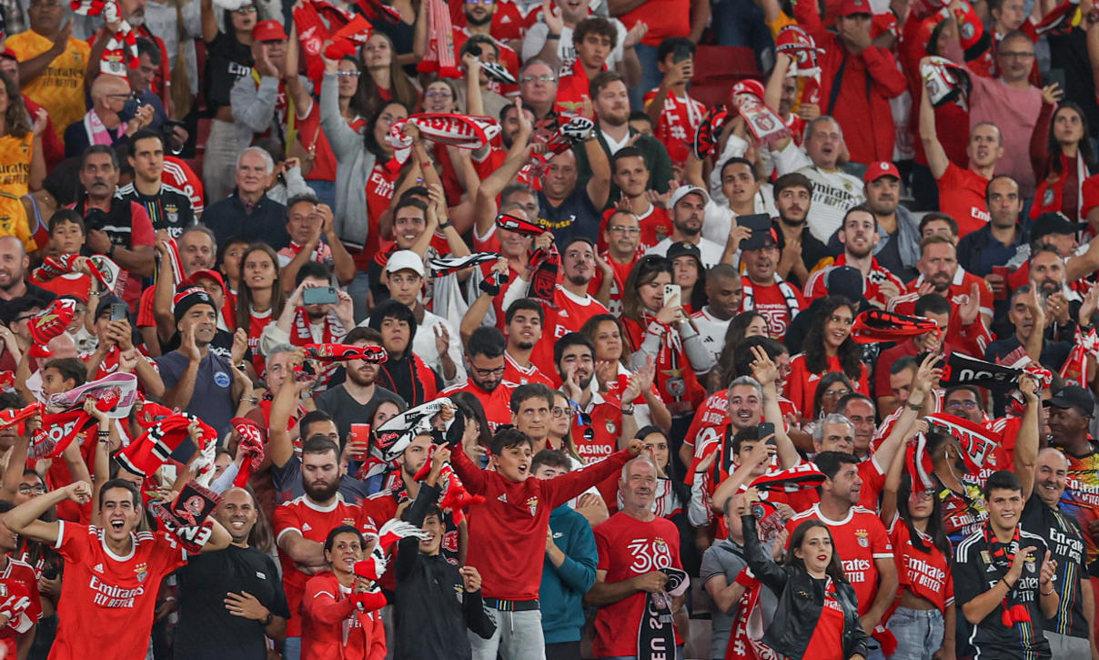 Adeptos do Benfica