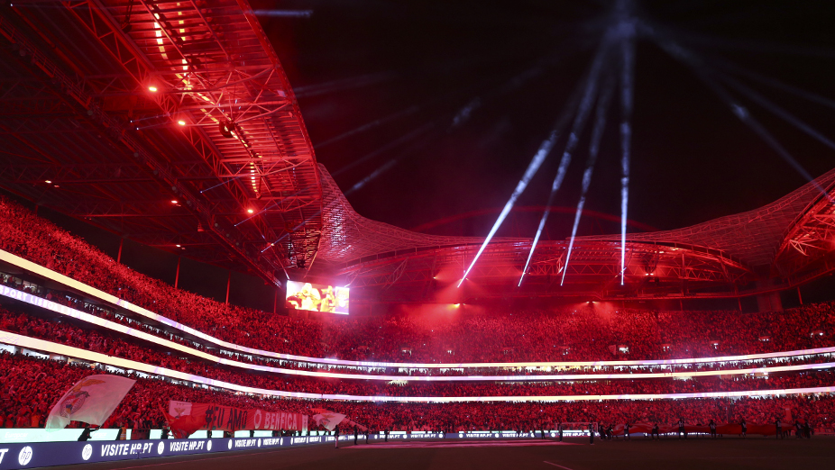 Espectáculo multimédia no Estádio da Luz