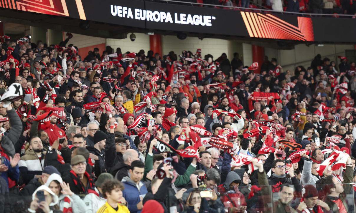 Adeptos do Benfica