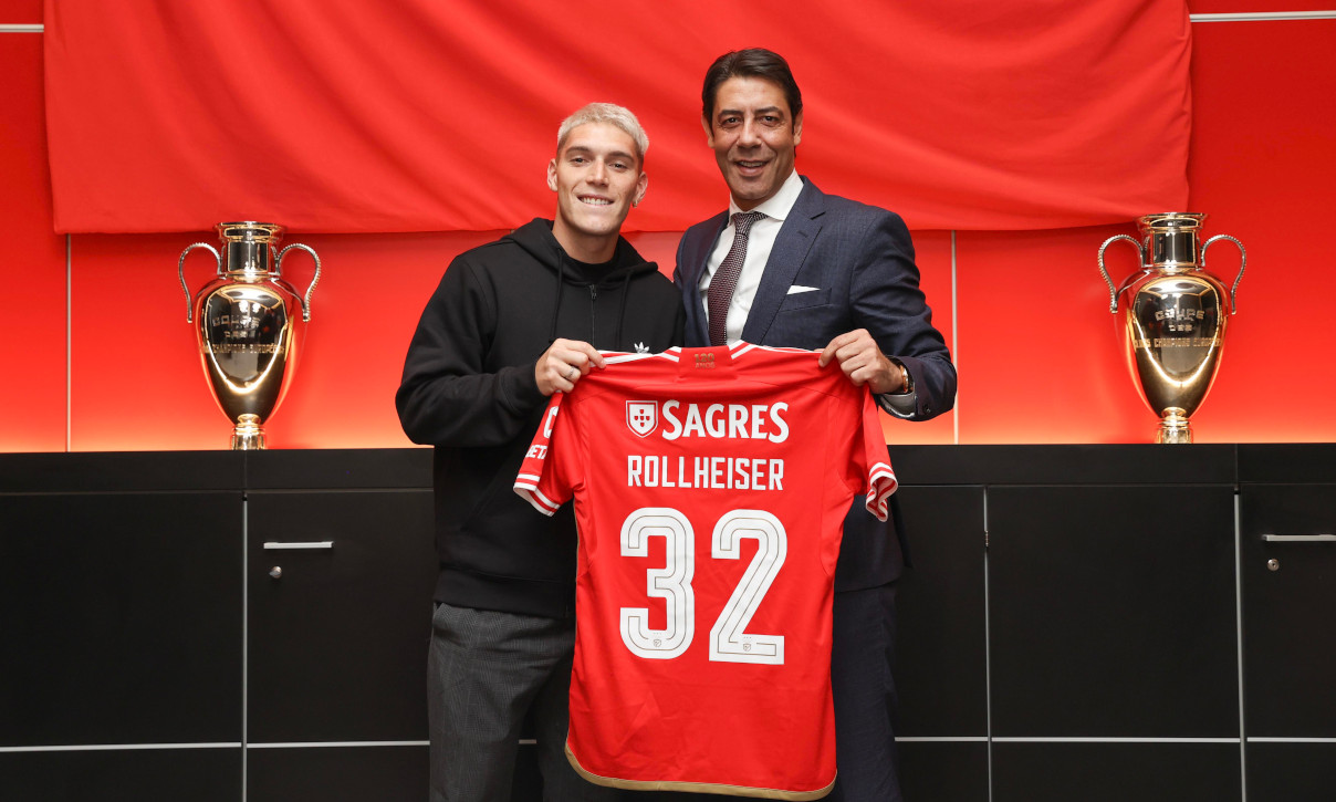 Rollheiser e o Presidente Rui Costa