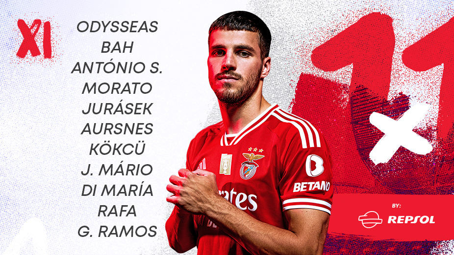 Onze inicial do Benfica