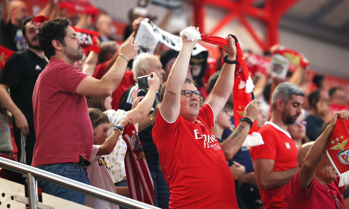 Adeptos do Benfica