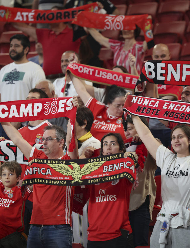 Adeptos do Benfica