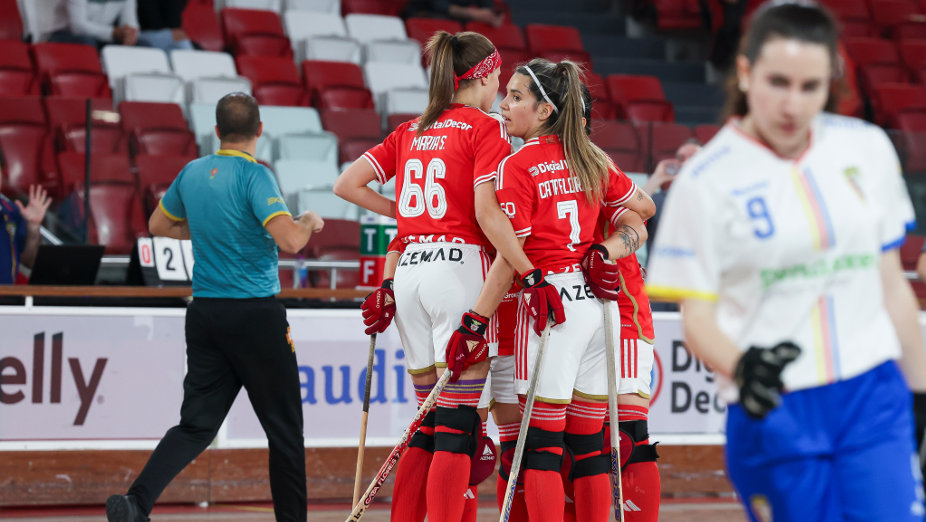 Equipa feminina de hóquei em patins do Benfica, jogo com APAC Tojal
