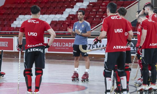 Nuno Resende durante o treino