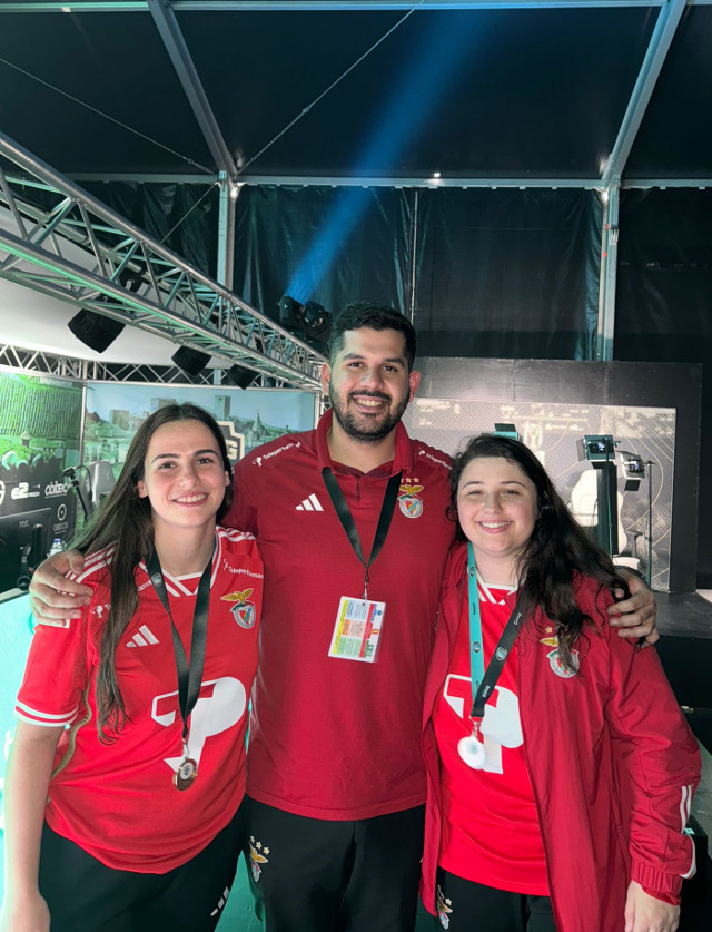 Equipa de ESports do Benfica que participou na Queen's Cup 2024