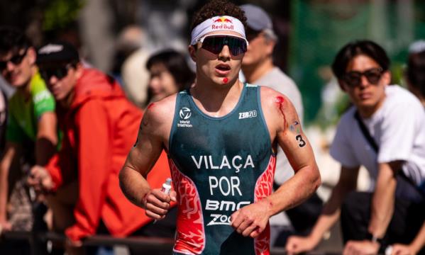 Vasco Vila&#231;a resistiu a uma queda no segmento de ciclismo