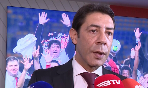 Rui Costa ap&#243;s o jogo no Est&#225;dio Municipal de Braga