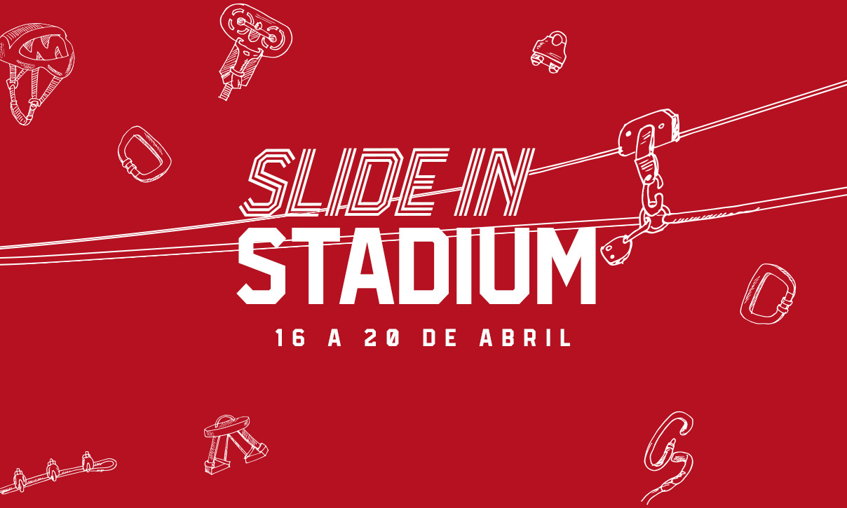 Slide in Stadium no Estádio da Luz