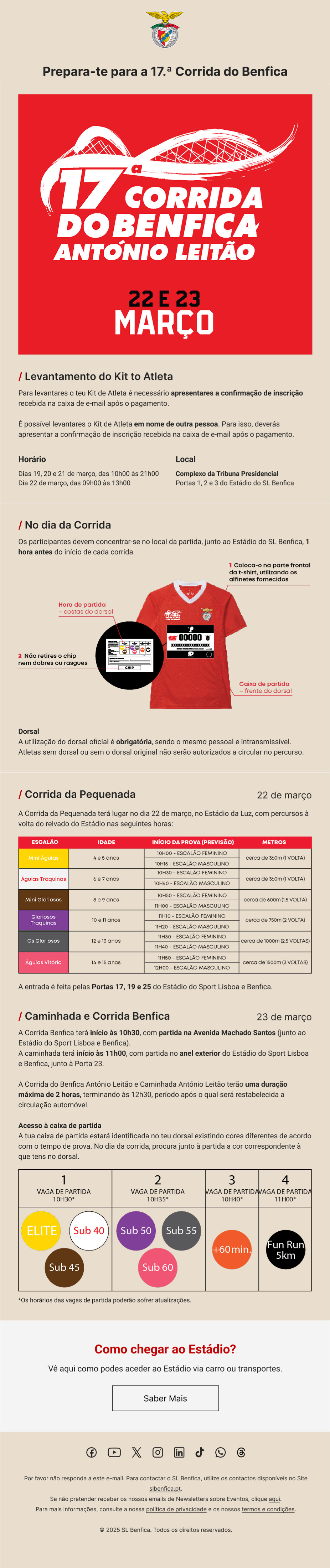 17.ª edição da Corrida Benfica António Leitão