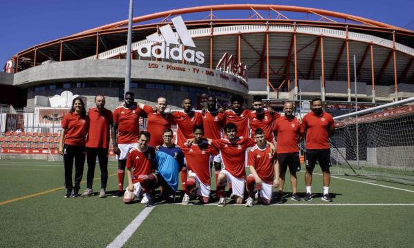 A equipa da Funda&#231;&#227;o Benfica