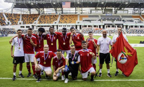 Equipa de futebol adaptado da Funda&#231;&#227;o Benfica