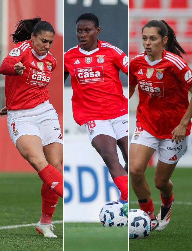 Cristina Prieto, Christy Ucheibe e Andreia Faria