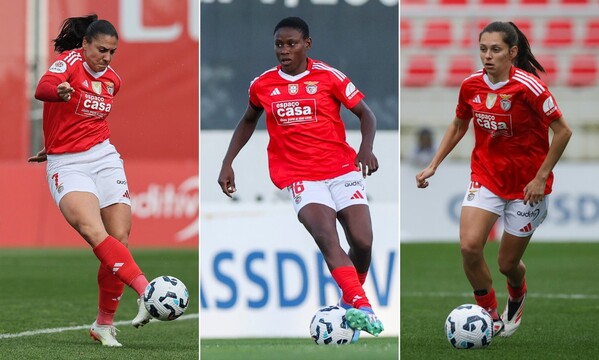 Cristina Prieto, Christy Ucheibe e Andreia Faria