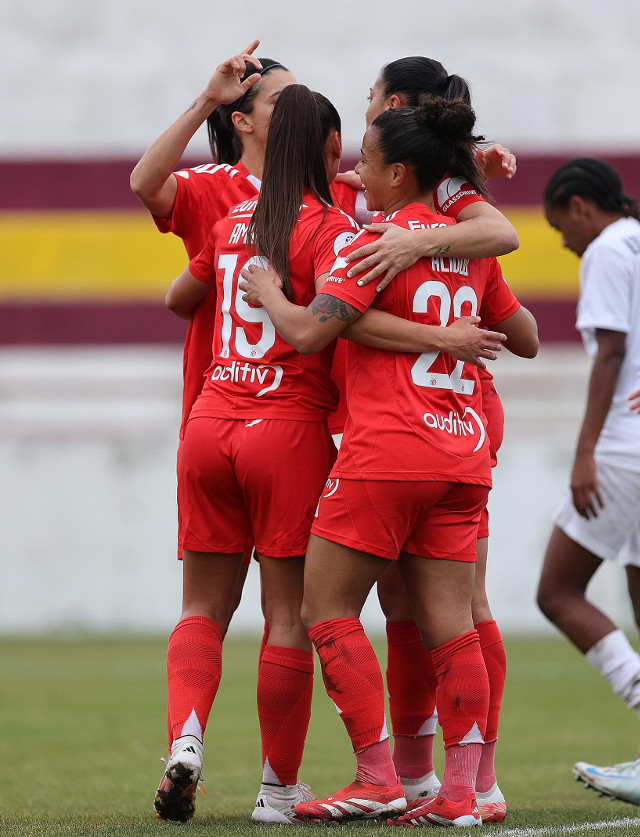 Festejos das jogadoras do Benfica