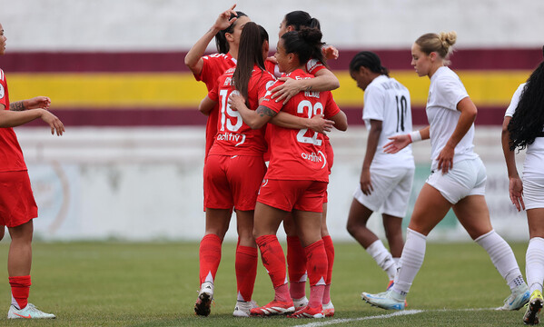 Festejos das jogadoras do Benfica