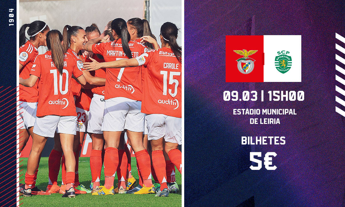 Bilhetes da final da Taça da Liga Feminina