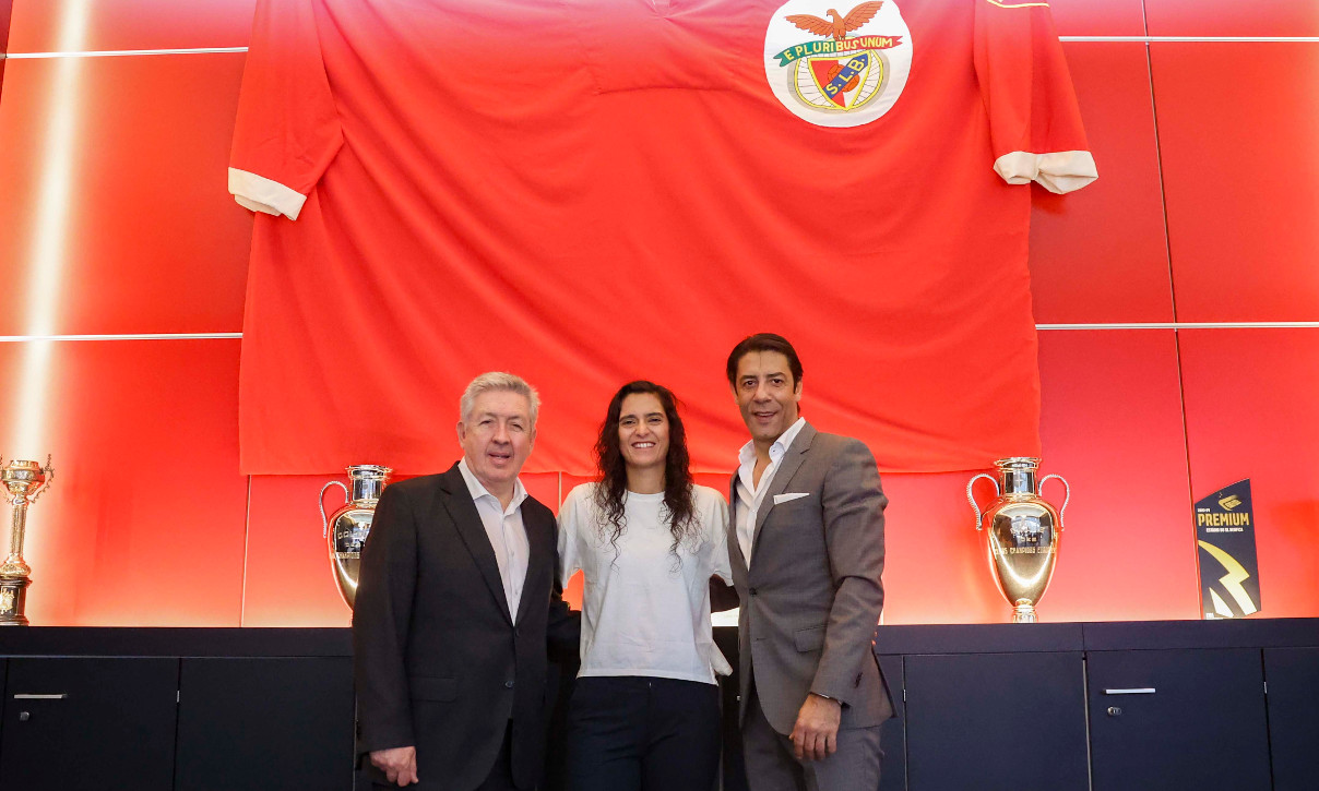Vice-presidente Fernando Tavares, Filipa Patão e Presidente Rui Costa