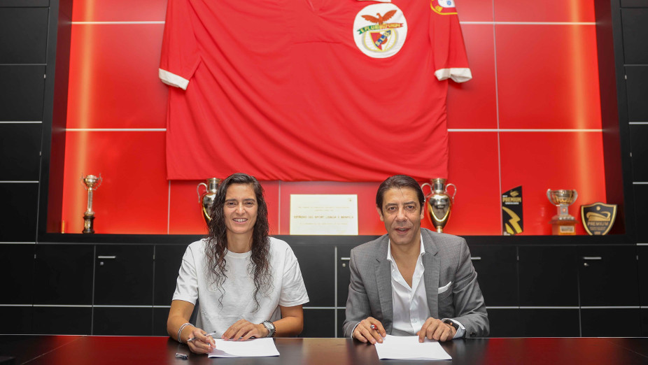 Filipa Patão e Presidente Rui Costa