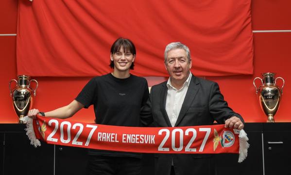 Rakel Engesvik com o vice-presidente Fernando Tavares