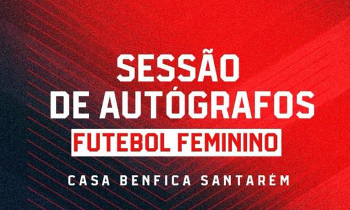 Sessão de autógrafos na Casa Benfica Santarém
