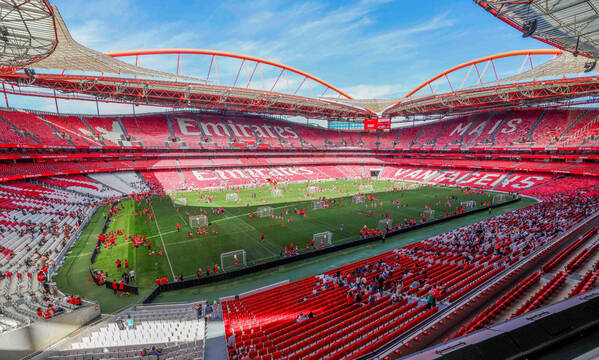 Muita anima&#231;&#227;o no Est&#225;dio da Luz