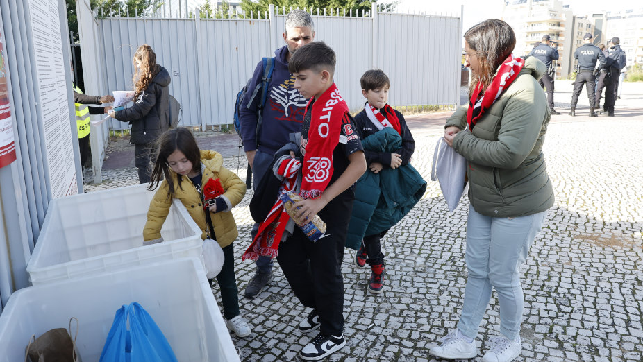 Ação social no Benfica Campus