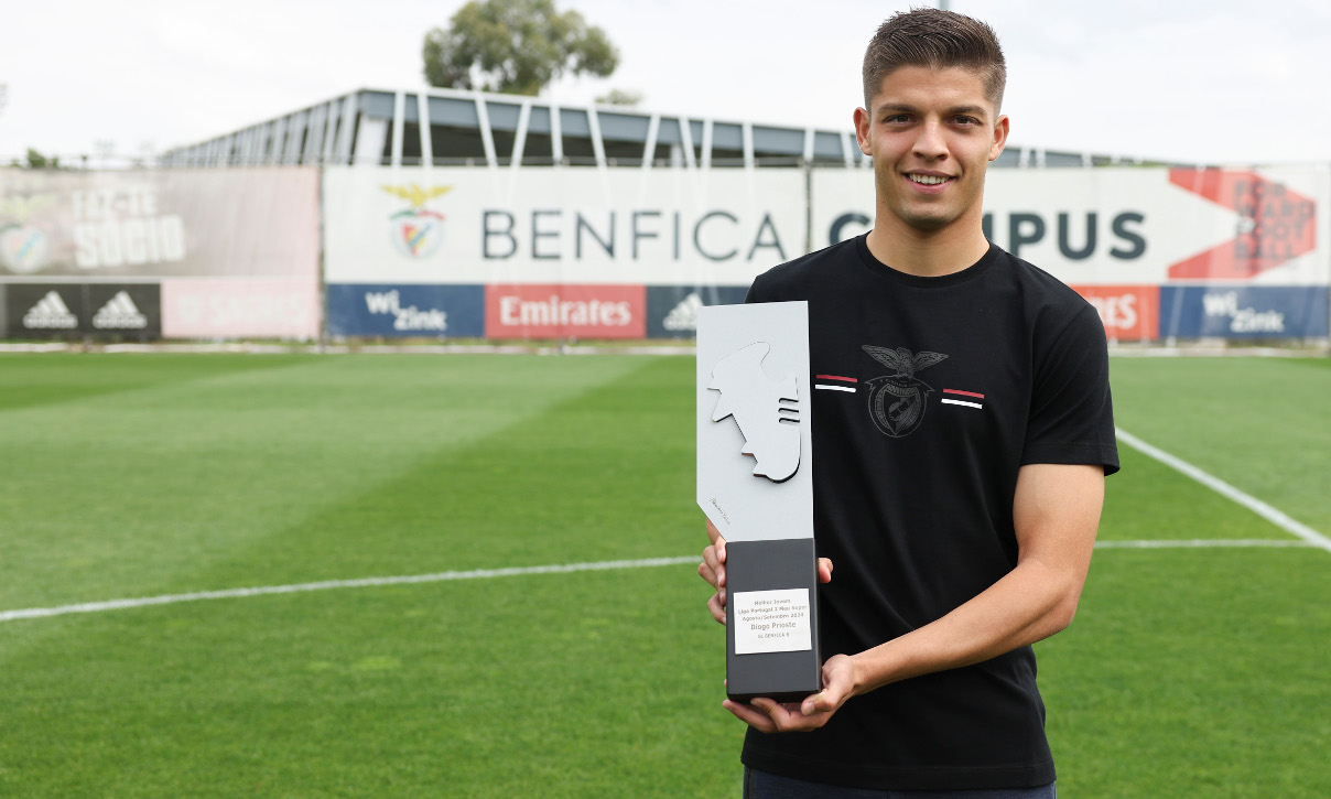 Diogo Prioste eleito Melhor Jovem de agosto/setembro da Liga 2