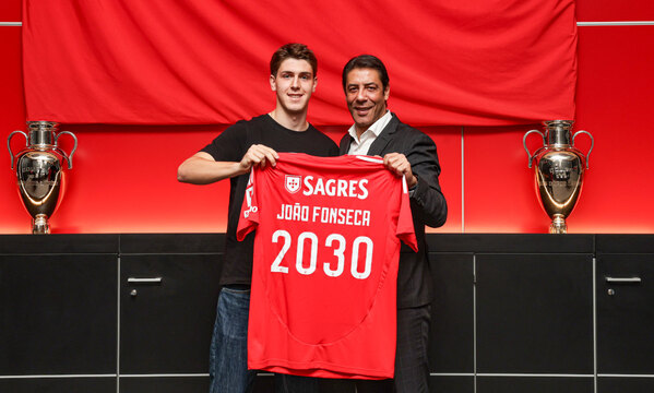 Jo&#227;o Fonseca e o Presidente Rui Costa
