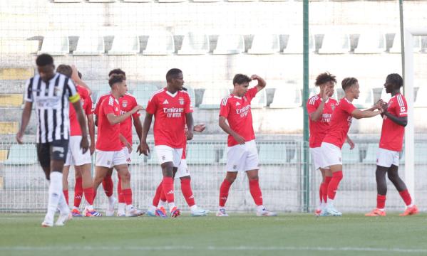 Benfiquistas celebram o golo