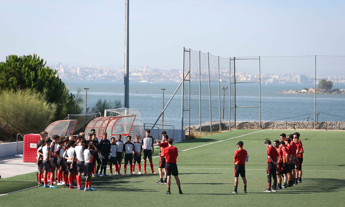 Iniciados B (Sub-14) Primeiro Treino
