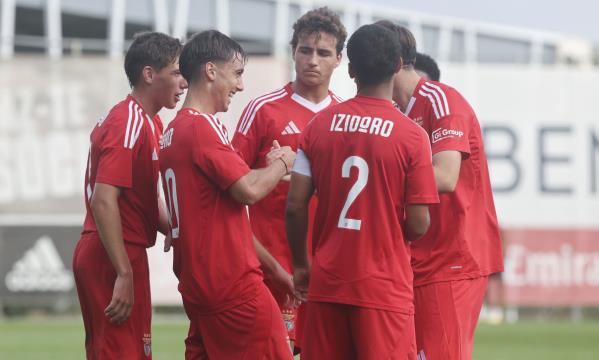 Festejos da equipa do Benfica