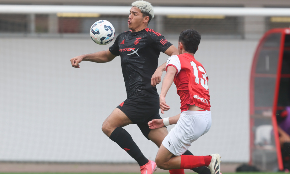 Francisco Silva no jogo Benfica-SC Braga