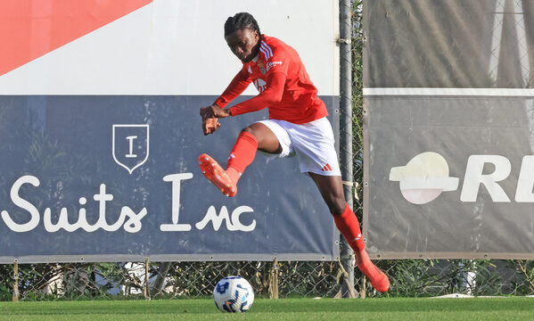Jaden Uneh marcou o primeiro golo do Benfica