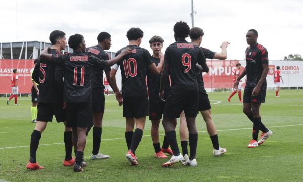 Festejos da equipa do Benfica