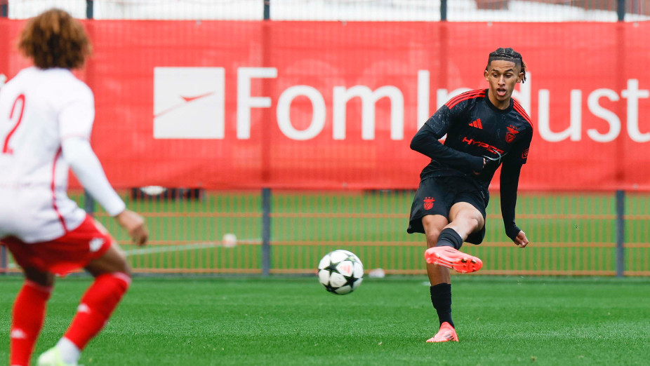 Leandro Martins no Mónaco-Benfica da Youth League