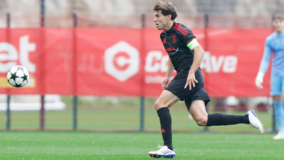 Martim Ferreira no Mónaco-Benfica da Youth League