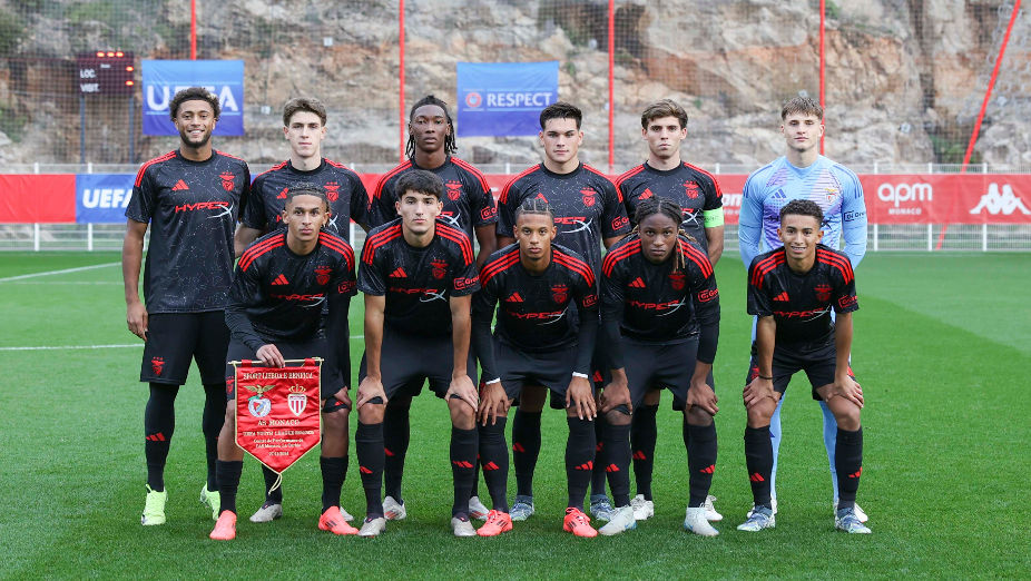 Youth League: equipa do Benfica no Mónaco
