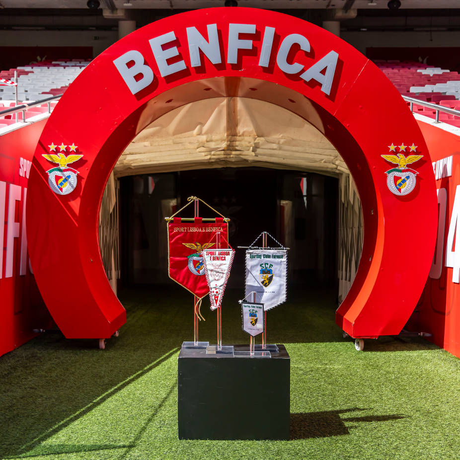 Galhardetes Benfica-Farense