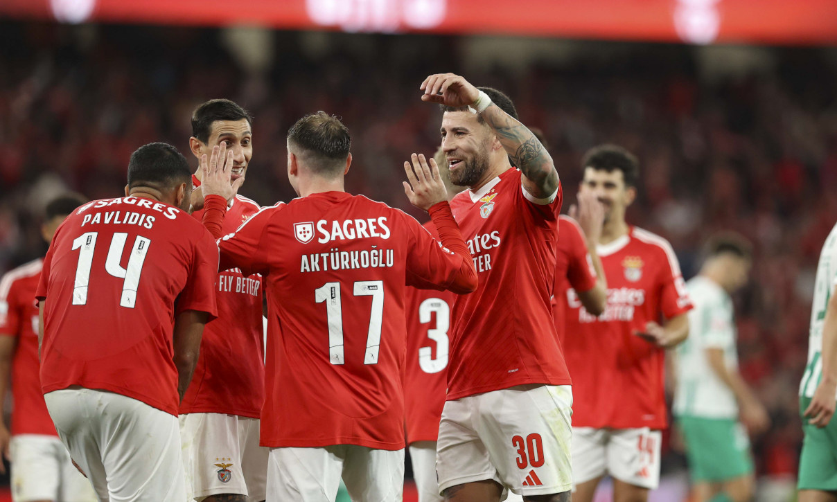 Festejos do Benfica