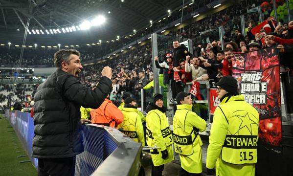 Bruno Lage avec les supporters