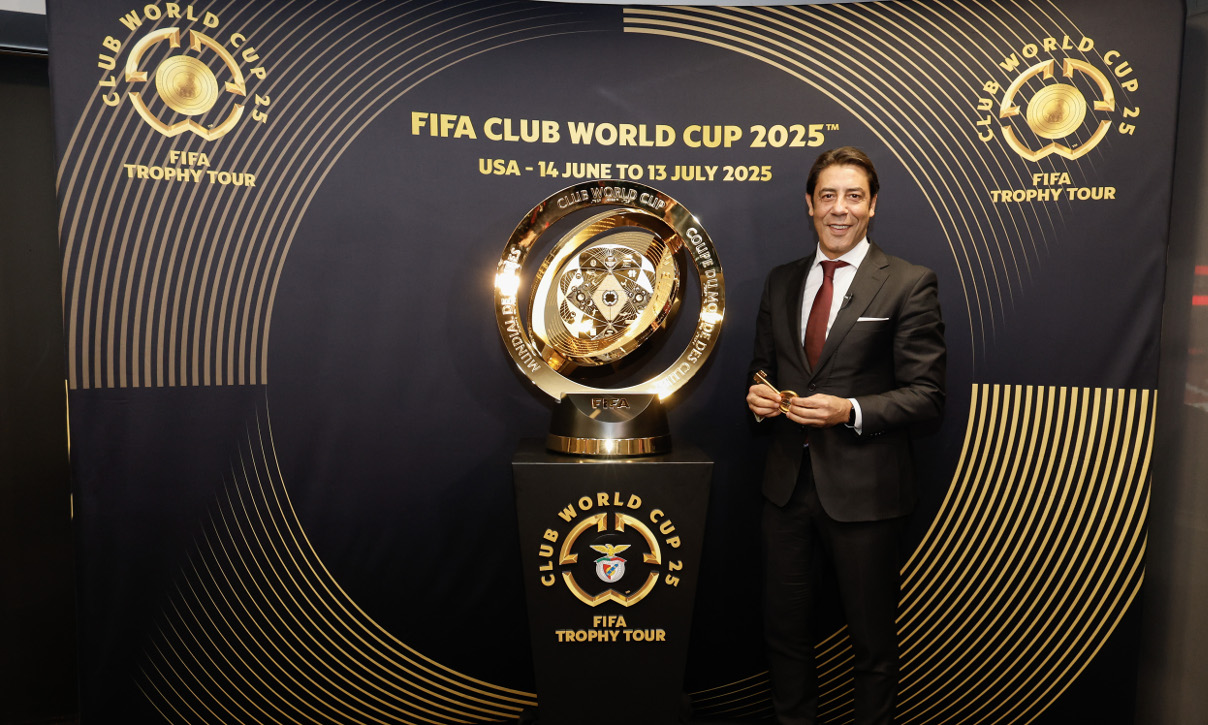 Exposição do troféu do Mundial de Clubes