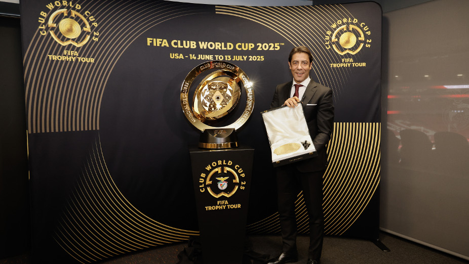 Exposição do troféu do Mundial de Clubes