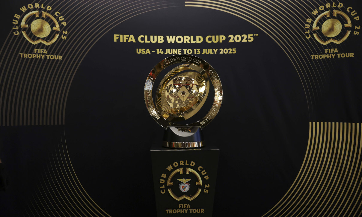 Exposição do troféu do Mundial de Clubes