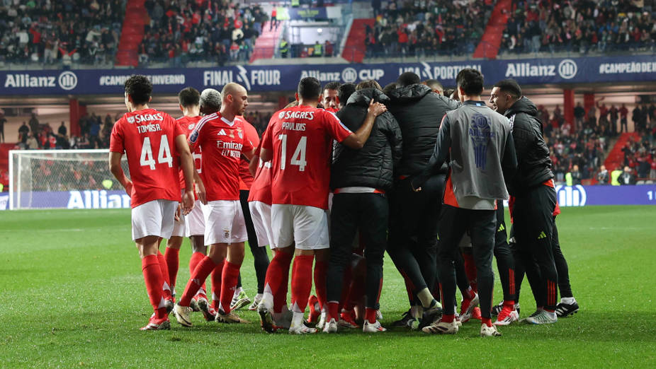 Festejo do Benfica
