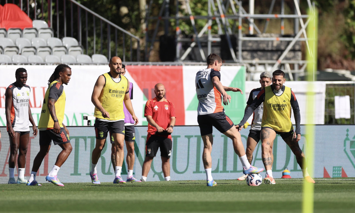Treino Benfica