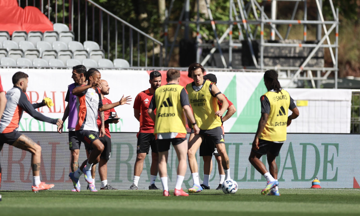 Treino Benfica