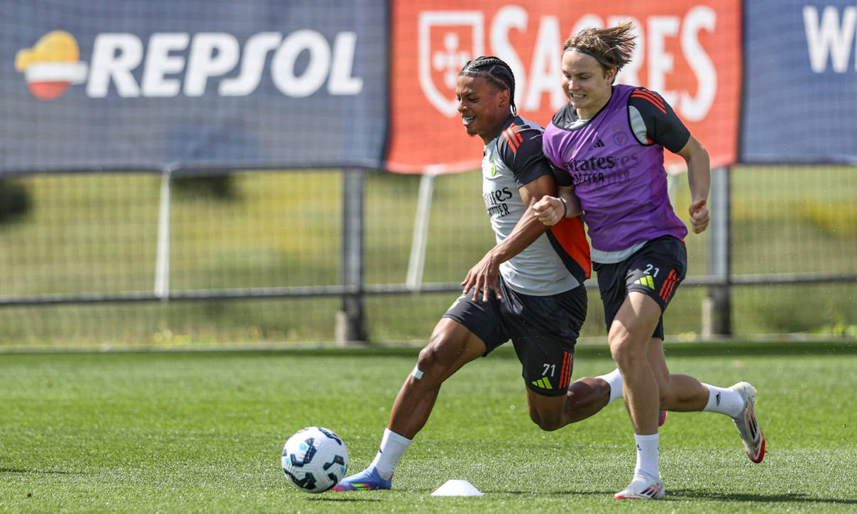 Treino véspera Tirsense-Benfica