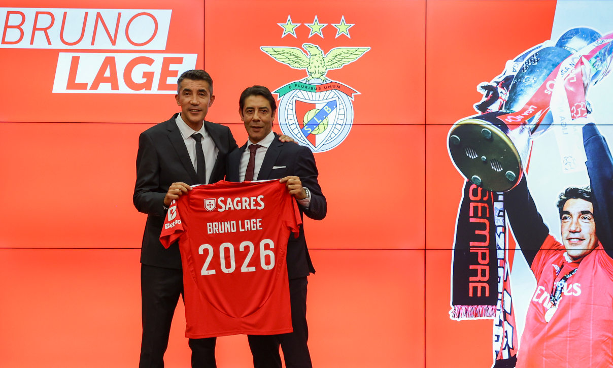 Bruno Lage com o Presidente Rui Costa